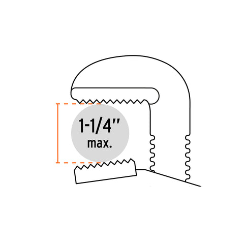 Llave stilson 12' cuerpo de aluminio, Truper | STIA-12 | 15843