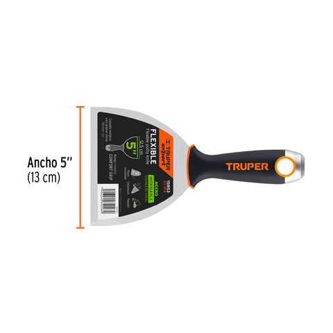 Espátula flexible 5' acero inoxidable, Comfort Grip, EXPERT | ET-5FX | 15853