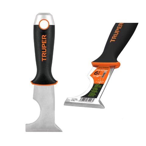 Espátula 2-1/2' de 6 usos, acero inoxidable, Comfort Grip | ET-2-1/2R5X | 15855