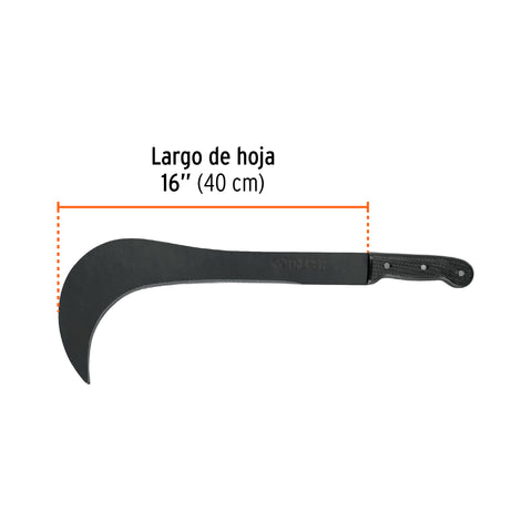 Machete ranchero 16' curvo, Truper | MARA-C | 15876