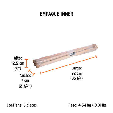 Mango de 36' para marros de 6 a 16 lb, Truper | MG-MD-6/16 | 15907