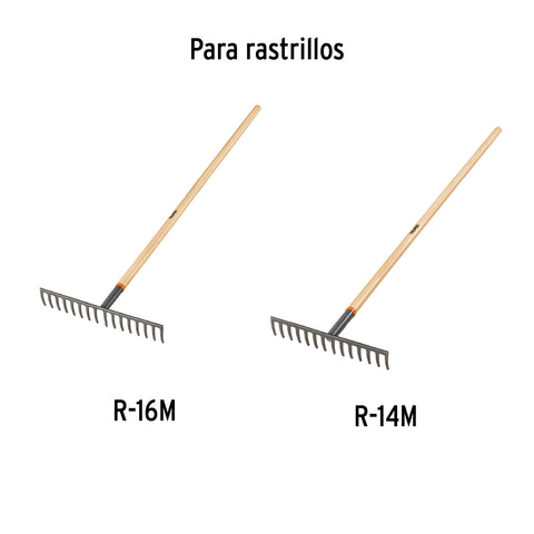 Mango para rastrillos R-16M y R-14M, 60', Truper | MG-R16M | 15922
