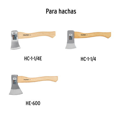 Mango hickory 14' para hacha cazadora y europea 1-1/4 lb | MG-HC1-1/2 | 15933