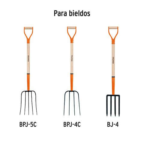 Mango repuesto para bieldo Jardinero 'Y' Classic, Truper | MG-BJY | 15934