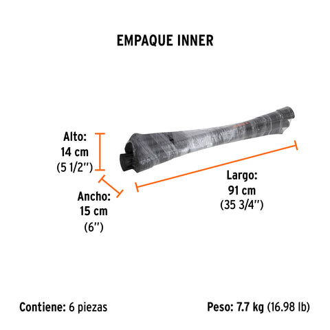 Mango repuesto zapapicos y talachos de 4 a7 lbs, 36',TRUPER | MG-ZP-5 | 15948