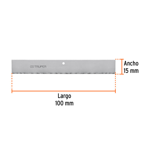 Dispensador con 5 cuchillas de repuesto para raspador RASP-4 | REP-RASP-4 | 15963