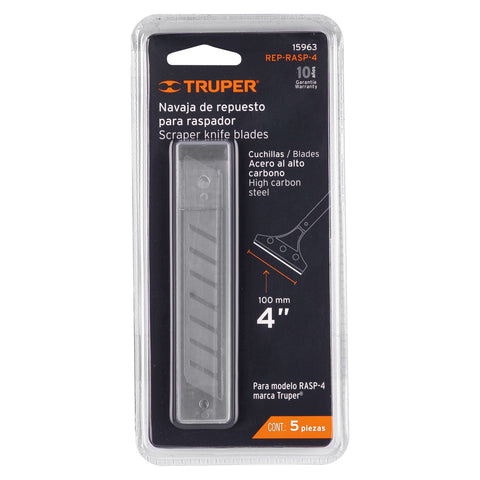 Dispensador con 5 cuchillas de repuesto para raspador RASP-4 | REP-RASP-4 | 15963