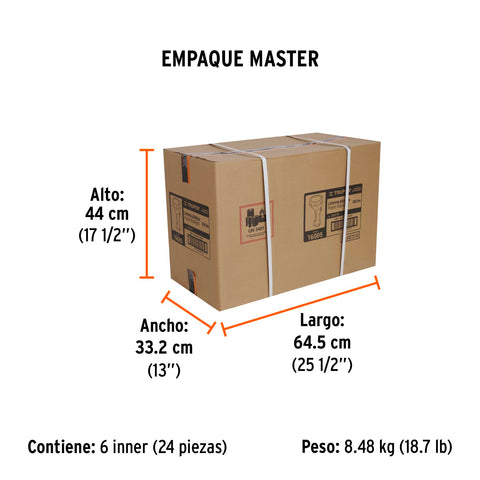 Linterna plástica de LED 300 lm, recargable, TRUPER | LILE-9T | 16005