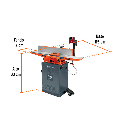 Canteadora de piso 6', 1 HP (750 W), Truper | CANT-6X | 16282