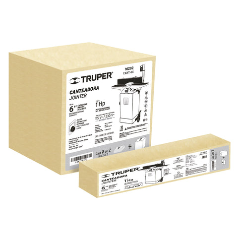 Canteadora de piso 6', 1 HP (750 W), Truper | CANT-6X | 16282
