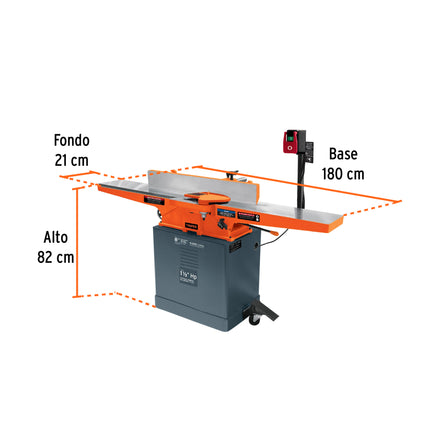 Canteadora de piso 8', 1-1/2 HP (1120 W), Truper (CANT-8X)
