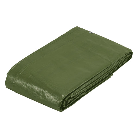 Lona uso rudo 5 x 6 m, verde olivo, 240 g/m2, TRUPER EXPERT | LT-56X | 16377