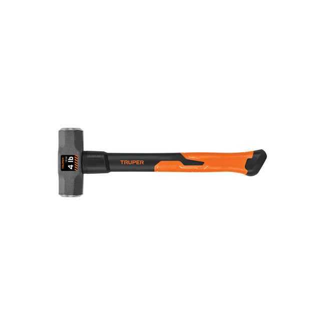 Marro octagonal 4 lb, mango de fibra de vidrio 14', Truper | MD-4F | 16536