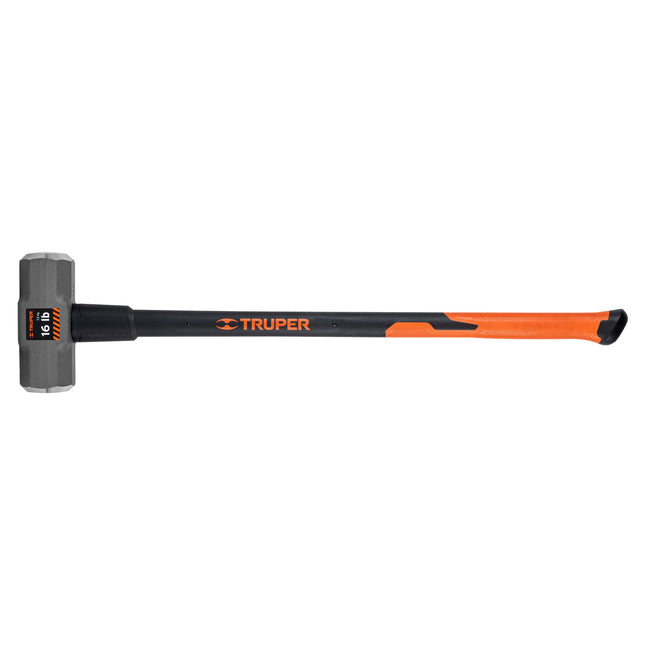 Marro octagonal 16 lb, mango fibra de vidrio 36', Truper | MD-16F | 16546