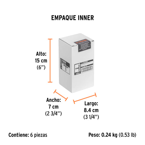 Llave para broquero de 3/8', TRUPER | LL-BRO-3/8 | 16559