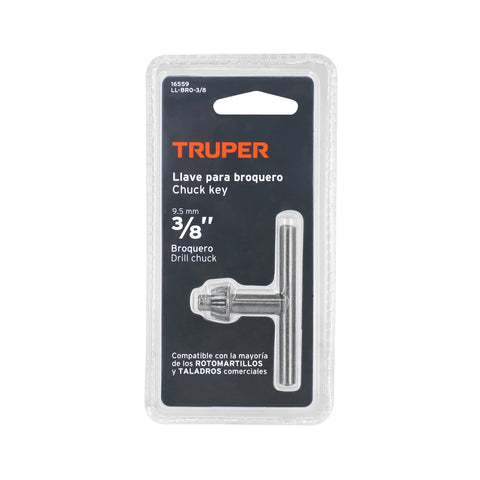 Llave para broquero de 3/8', TRUPER | LL-BRO-3/8 | 16559