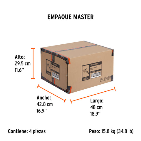 Pulidora velocidad variable 7', 1200W, TRUPER PRO | PULA-7A3 | 16626