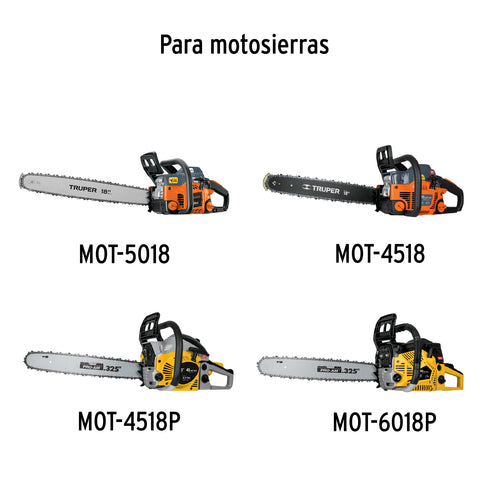 Cadena de repuesto 18' p/motosierra a gasolina 45/50/60cc | CAMO-5018 | 16637
