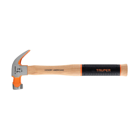 Martillo pulido 7 oz uña curva, mango hickory, Truper Grip | MO-7 | 16650