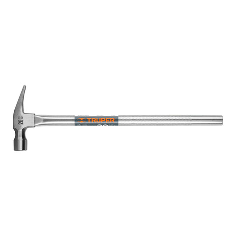 Martillo tubular pulido 20 oz uña recta, Truper | MTR-20 | 16703