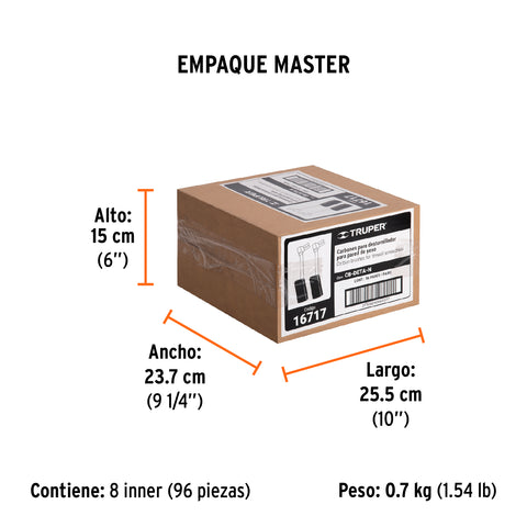 Bolsa con 2 carbones de repuesto para DETA-N, TRUPER | CB-DETA-N | 16717