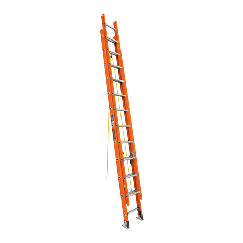 Escalera de extensión, tipo II, 24 peldaños, fibra de vidrio | ESE-224FV | 16757