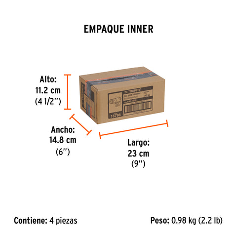 Linterna delantera para bicicleta, 140 lm, recargable | LIBI-100D | 16796