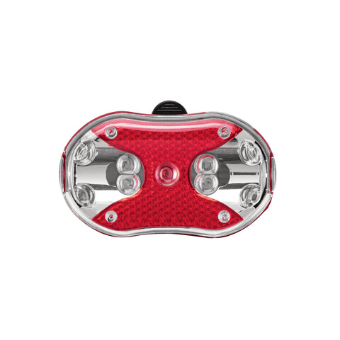 Linterna trasera para bicicleta 9 LEDs con 2 pilas AAA | LIBI-9T | 16797