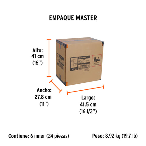 Juego de linterna delantera y trasera para bicicleta, TRUPER | LIBI-K2 | 16798