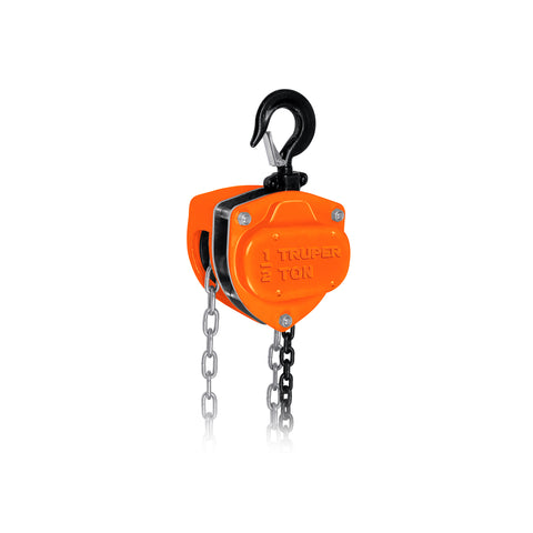 Polipasto de cadena de 1/2 ton, Truper | POL-1/2 | 16823