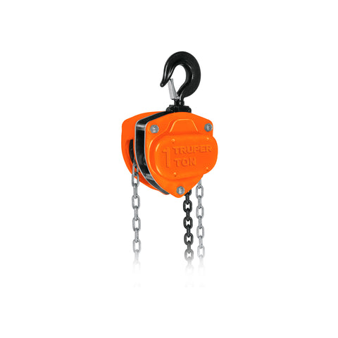 Polipasto de cadena de 1 ton, Truper | POL-1 | 16824