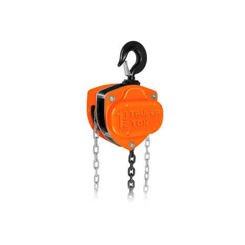 Polipasto de cadena de 1-1/2 ton, Truper | POL-1-1/2 | 16825