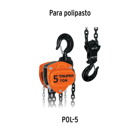 Cadena para polipasto POL-5, Truper | CA-POL-5 | 16835