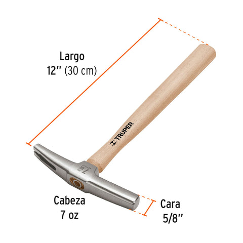 Martillo 7 oz tapicero, mango 12', Truper | MTT-7 | 16860