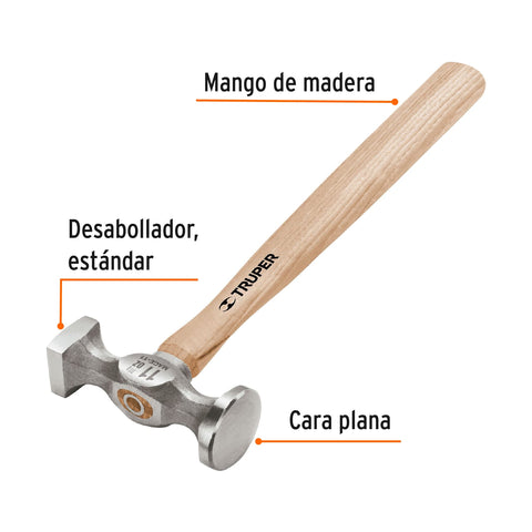 Martillo desabollador 11 oz estándar, mango 12', Truper | MACE-11 | 16864