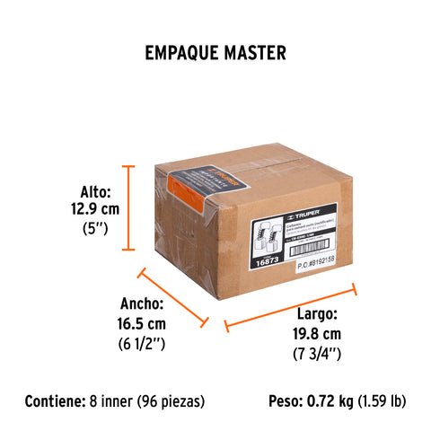 Bolsa con 2 carbones de repuesto para ESRE-1/4N, TRUPER | CB-ESRE-1/4N | 16873