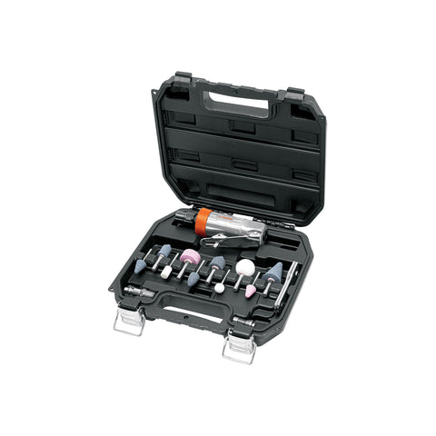 Kit de mini esmeriladora 1/4' con estuche plástico, Truper | TPN-876K-2 | 16887