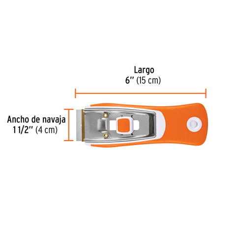 Raspador con cuchillas de 1-1/2', mango ergonómico, TRUPER | RASP-2 | 16951