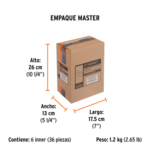 Blíster con 5 cuchillas de repuesto para RASP-3,2,1 y NC-10 | REP-SCRAPER | 16952