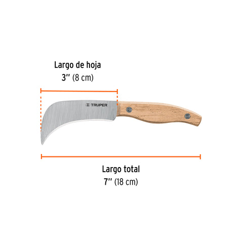 Cuchillo 7' para linóleo, Truper | CULI-6 | 17002