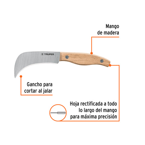 Cuchillo 7' para linóleo, Truper | CULI-6 | 17002