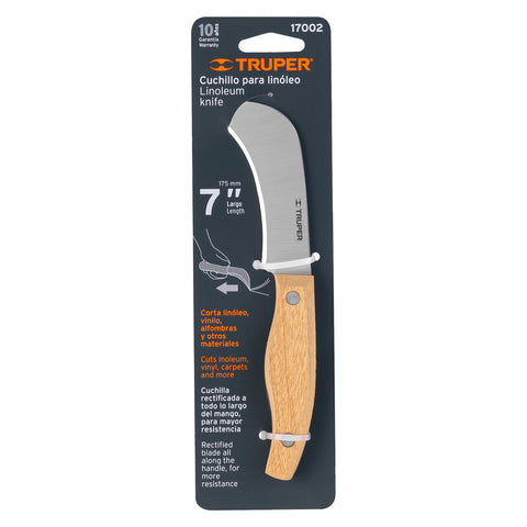 Cuchillo 7' para linóleo, Truper | CULI-6 | 17002