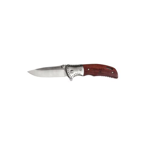 Navaja abatible 4-3/4' mango de madera, Truper | NV-5 | 17023
