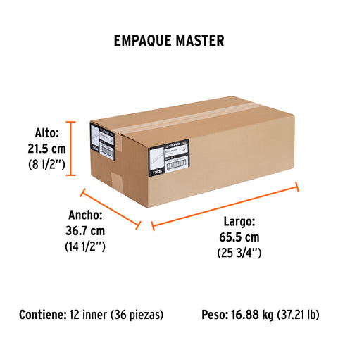 Nivel profesional de 24' con protección de ABS, Truper | NP-24 | 17036