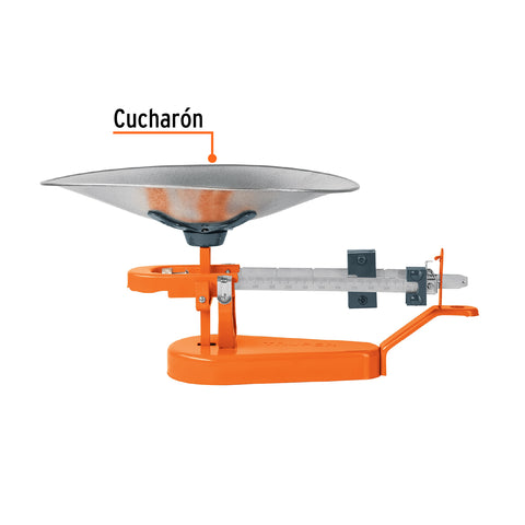 Báscula capacidad 5 kg mecánica con cucharón, Truper | BAS-5M | 17083