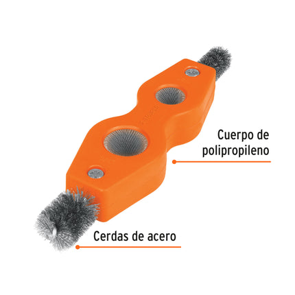 Cepillo limpiador de terminales de baterías, 4 en 1, Truper | CEAL-4 | 17110