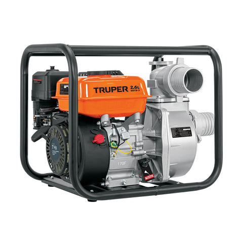 Motobomba autocebante 3'x3', gasolina 7HP, agrícola, TRUPER | MOTB-3 | 17117