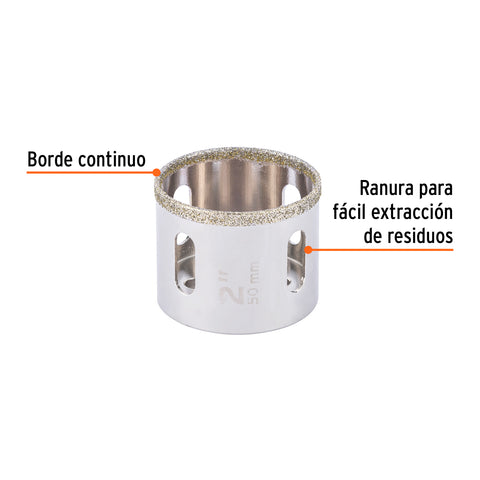 Brocasierra diamante 2' borde continuo, Truper | COAZ-2 | 17132