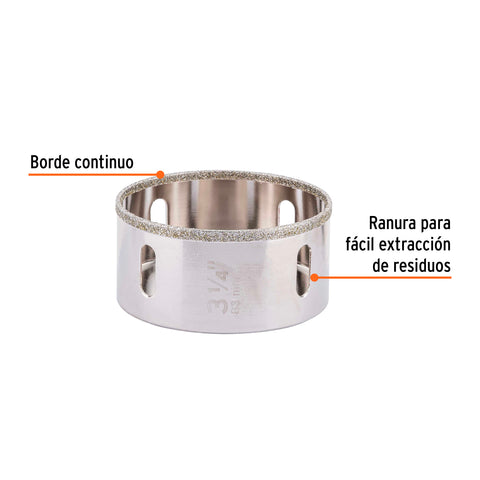 Brocasierra diamante 3-1/4' borde continuo, Truper | COAZ-3-1/4 | 17137