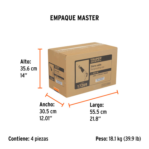 Sierra sable 900W velocidad variable, TRUPER INDUSTRIAL | SISA-N2 | 17269